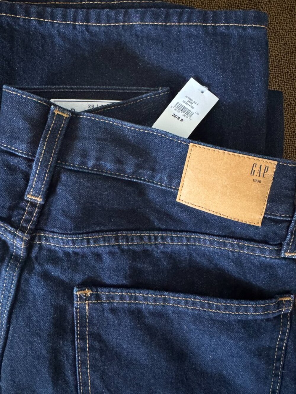 GAP x Hailey Bieber Extra Baggy Jean - Midnight Indigo - size 26 /2 R - Picture 6 of 8